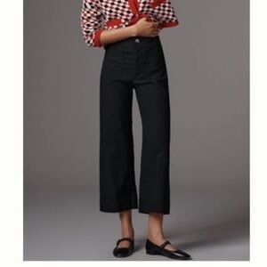 The Colette Cropped Wide-Leg
Trousers by Maeve